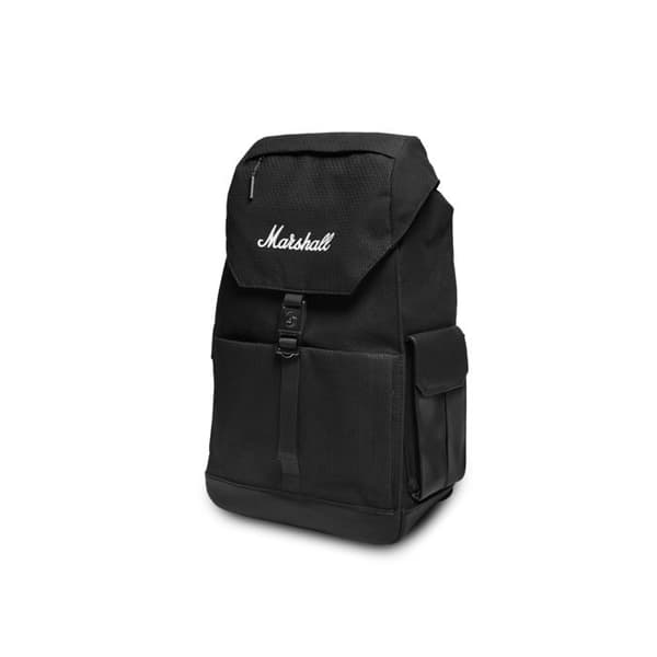 Ruckstack Marshall ryggsäck - volym 28 liter - svart med vitt Marshall-logotyp