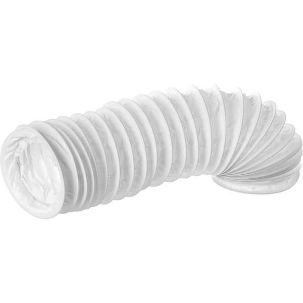 Ventilationsrör PVC - LIRAST - 1 m - Ø100 mm - Flexibel ståltråd - -20°C/+80°C