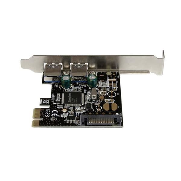 PCIe-kort med 2 USB 3.0-portar - STARTECH - PEXUSB3S23 - SATA-strömförsörjning - Etron EJ168A chipset