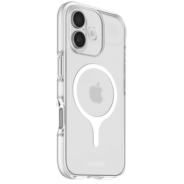Coque Magsafe - DECODED - iPhone 17 - Hybride - Stötabsorberande - Vit