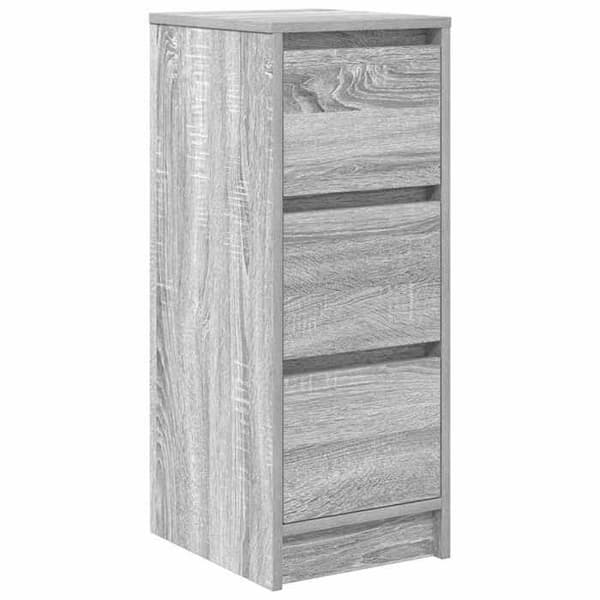 vidaXL Buffé sonoma grå 29,5x34x76 cm ingenjörsträ 861639