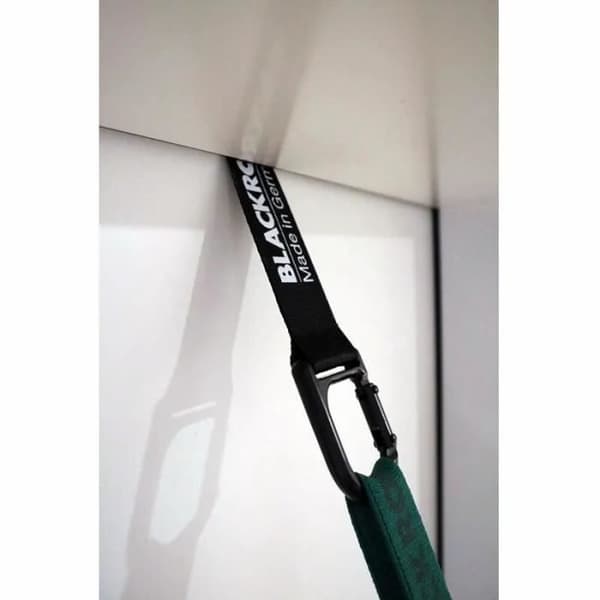 Dörrförankringssystem för styrketräningsresår - Blackroll Hook - Svart