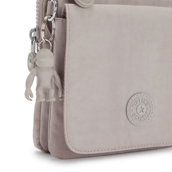 Kipling Axelväska Grå för Kvinna och Man - Basic New Eldorado Crossbody Bag S Grå 119952