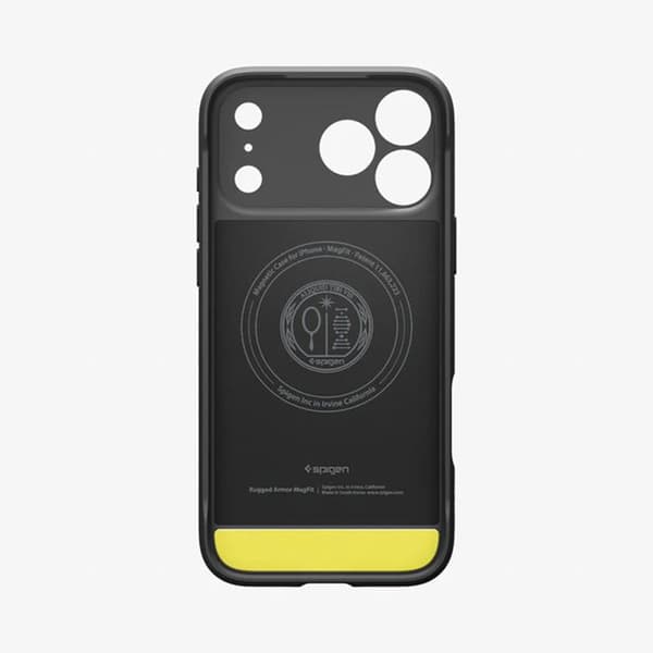 Coque Rugged Armor MagSafe Apple iPhone 17 Pro Max - Matt Svart