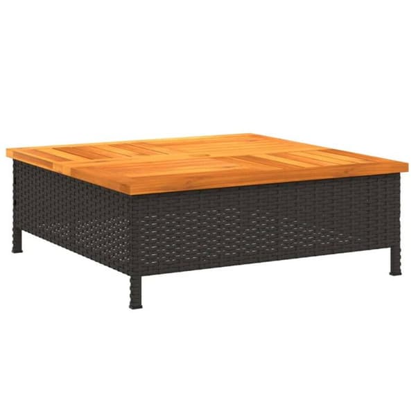 Svart parasollfot 70x70x25 cm