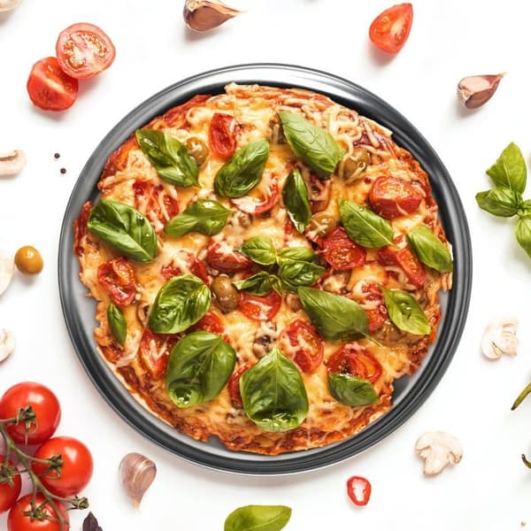 Pizzabotten – Kadax – K3995 – Galvaniserad plåt – Non-stick – 32 cm