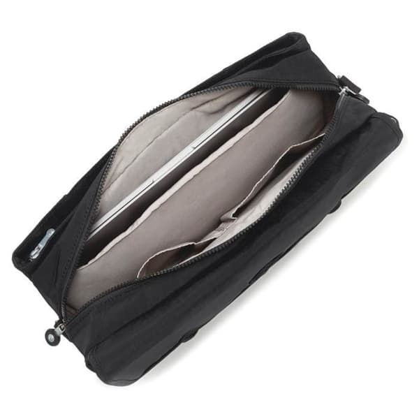 Crossbody axelväska - Kipling - Basic Superworker S - Svart - 38x27x8,5 cm - 760 g