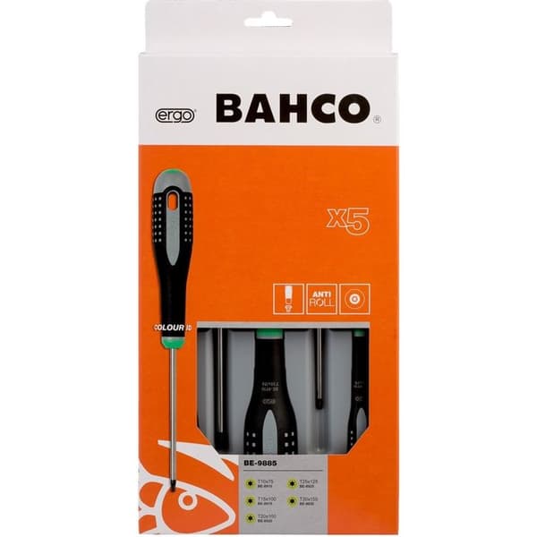 SET MED 6 ERGO TORX BAHCO SKRUVMECKARE