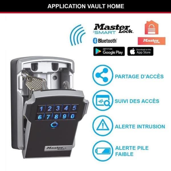 Masterlock säkerhetsskåp Nyckelbox 5441EURD - L format