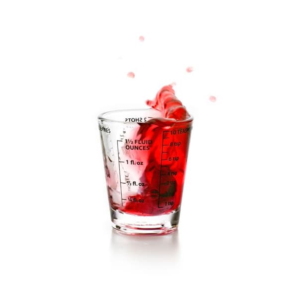 MINI MÄTGLAS 15 ML - H 6 CM - DIAM 5 CM - FÖR COCKTAILS