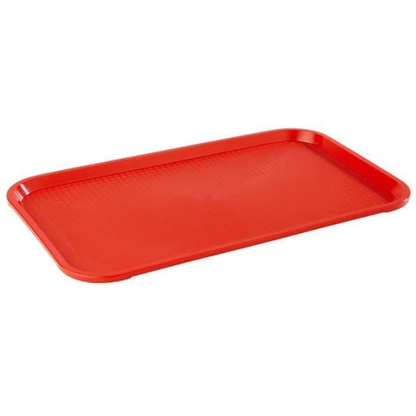 Plattform självbetjäning och snacks - Aps - Röd - 41 x 30,5 cm - Polypropylen - Rektangulär