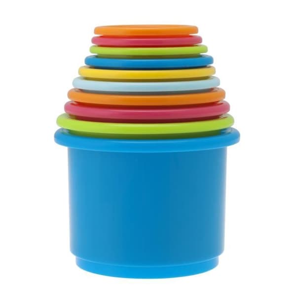 Set med 10 CHICCO staplingskoppar - Blandat - Från 6 månader