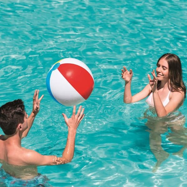 Strandboll - BESTWAY - Ø 51 cm - Hållbar vinyl - Utomhusbruk