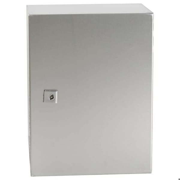 TRU COMPONENTS TC-SS403020 Kontrollskåp 300 x 400 x 200 rostfritt stål ljusgrå 1 st