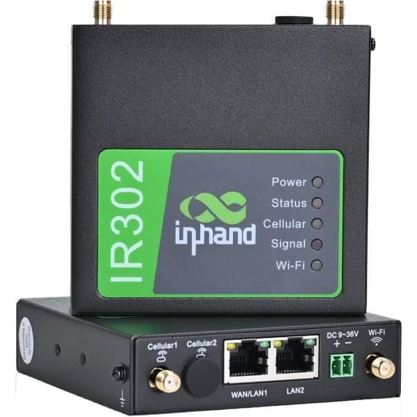 VPN-router - GENERISK - IR302 - Dubbel SIM - 4G LTE Cat4 - Wi-Fi - Molnhantering