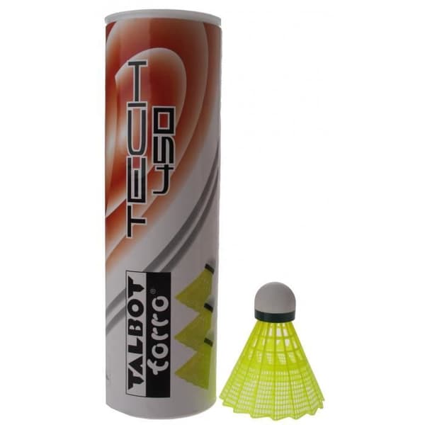 Badmintonshuttle - Talbot Torro - Tech 450 - Gul/grön - 6 stycken - Långsam hastighet
