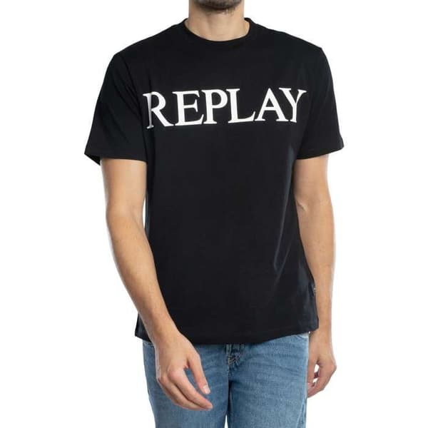 Grafisk T-shirt av Stort Märke - Replay