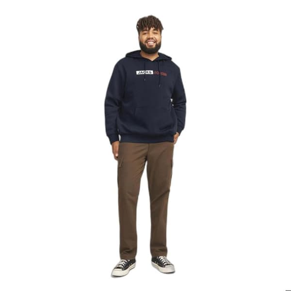 Sweatshirt med huva Jack & Jones Corp Logo Play Pls