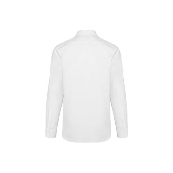 Kariban Premium Poplin långärmad skjorta - vit - M