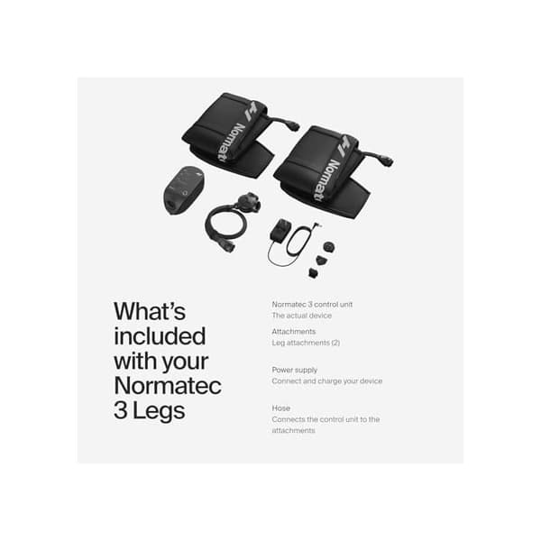 Återvinning system - HYPERICE - Normatec 3 - Dynamisk luftkompression - Autonomi 120 min - Trådlös