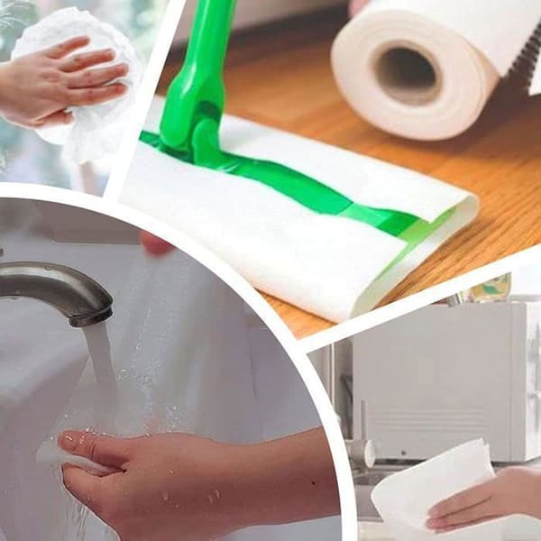 Återanvändbar Pappershandduk 30cm Vit