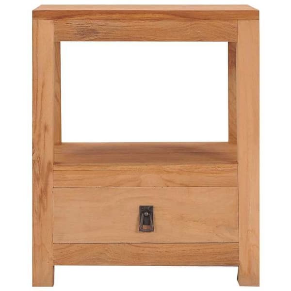 vidaXL Sängbord 40 x 30 x 50 cm Massiv teak