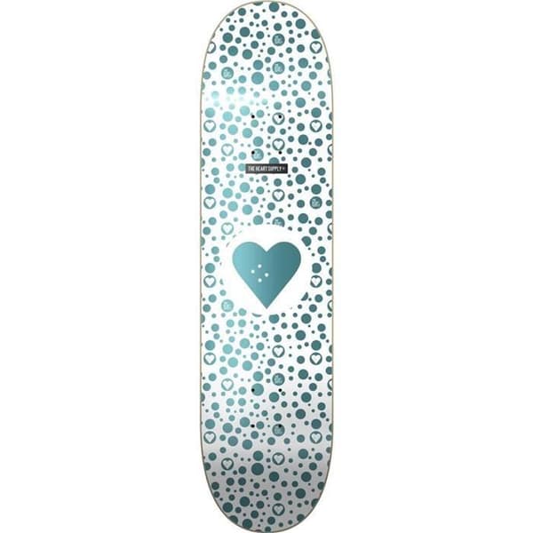 Skateplatta HEART SUPPLY Rund Logotyp Fläckar 8.0 80