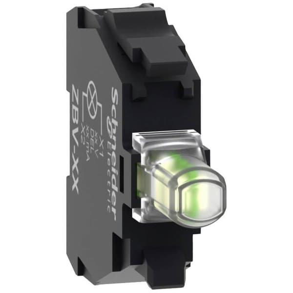 Schneider Electric ZBVB1 LED-element med vit lampfäste 24 V/DC, 24 V/AC 1 st.