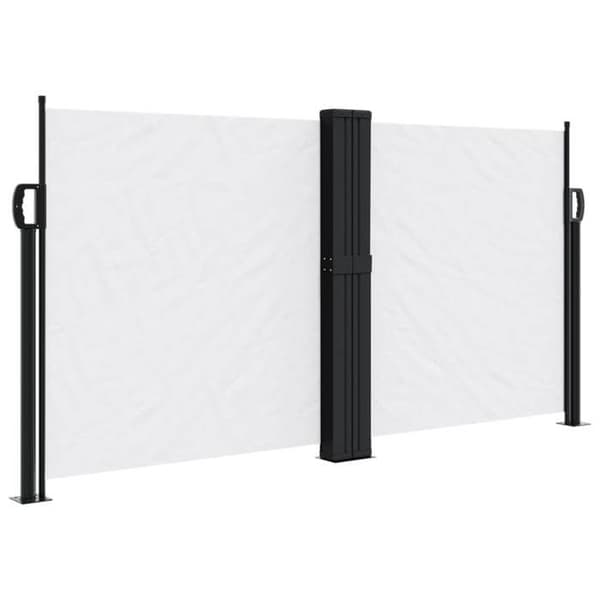 vidaXL Utrettbart sidofäste vitt 120x1000 cm 4004706