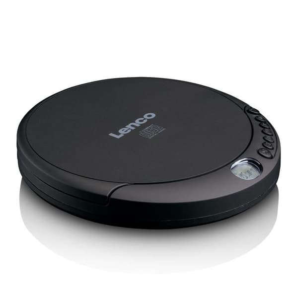 Lenco CD-010 - Bärbar CD-spelare med laddningsfunktion - Svart