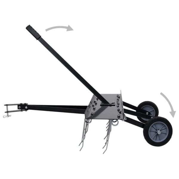 Scarifier - vidaXL - 100 cm - Stål - 20 tänder - Motoriserad