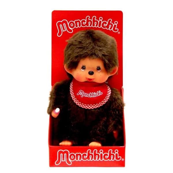 Monchhichi Pojke Napkin Röd 20 cm