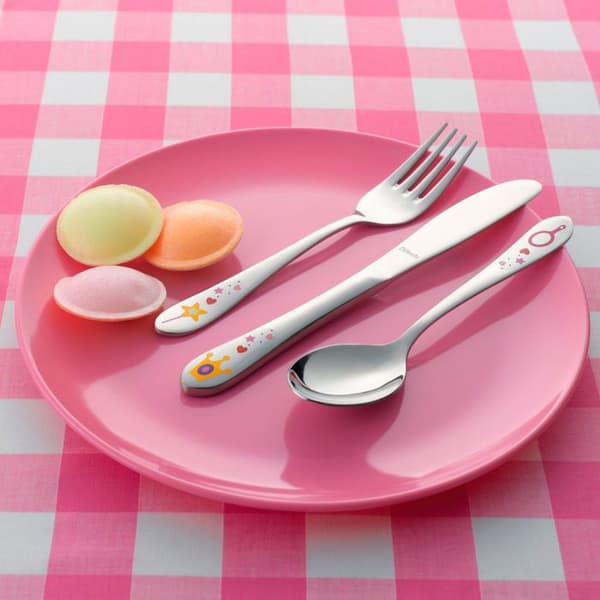 Coffret 3 bestick barn prinsessa - Amefa
