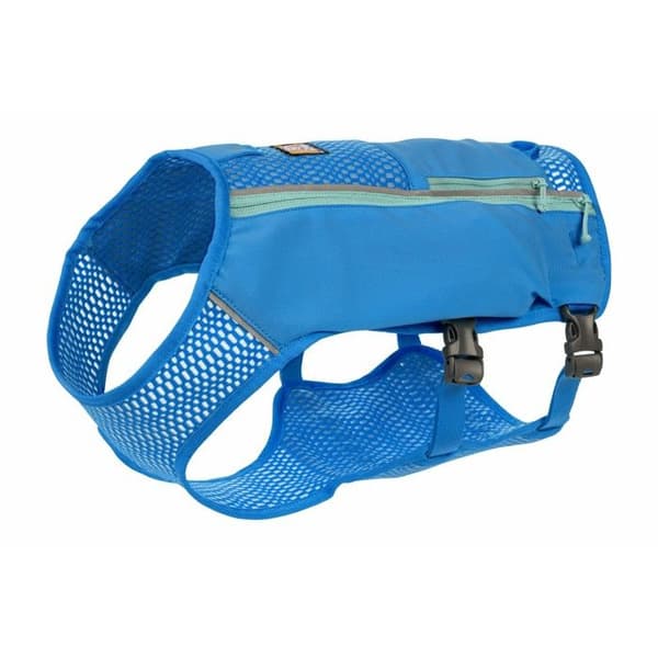 Ruffwear Trail Runner hundlöparjacka - blå pool - Blå - S