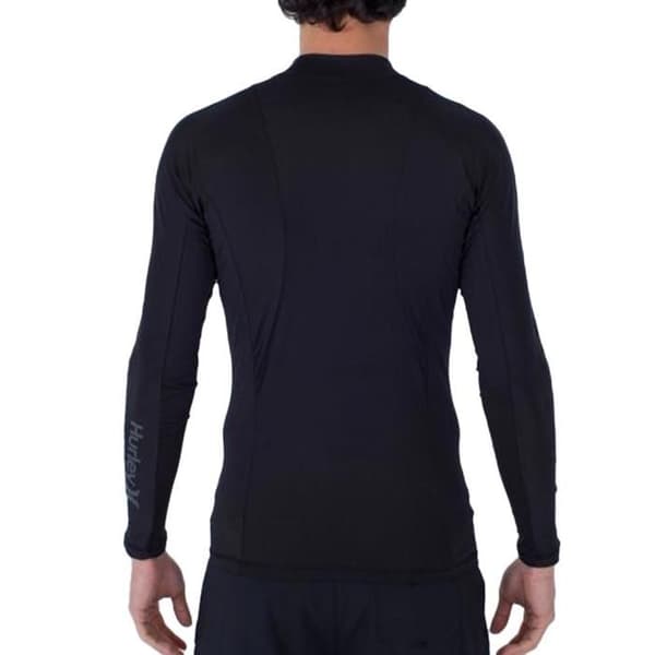 Lycra långärmad svart herr Hurley Channel crossing