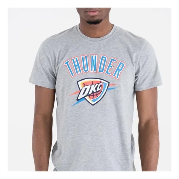 T-shirt Oklahoma City Thunder NBA - ljusgrå