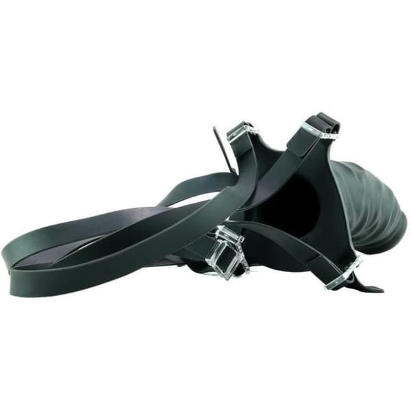 Extreme 7 Hollow Strap-on Dildo - Svart