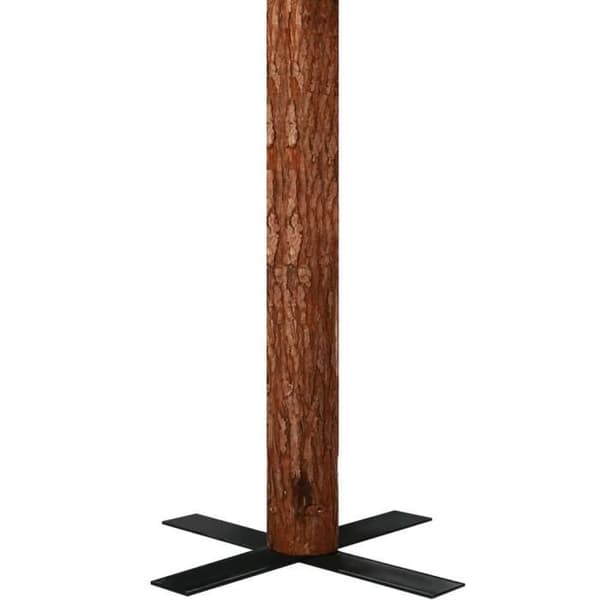 vidaXL Slim julgran Äkta trä och vit snögrön 150cm
