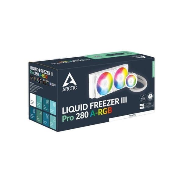 Arctic Liquid Freezer III Pro 280mm 2 A-RGB Fläktar Vit