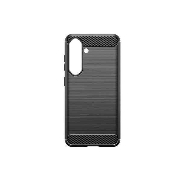 Skyddsskal - HURTEL - iPhone 16e - Kolfiber - Halkfri - Svart