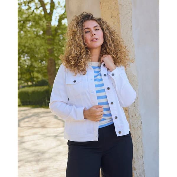 Jeansjacka dam KAFFE Curve Zena
