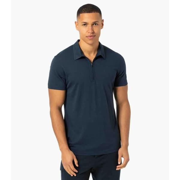 Super.natural zip-polo