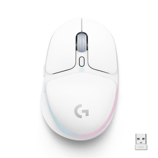 Souris Gamer - Trådlös - Logitech G - G705 - Vit