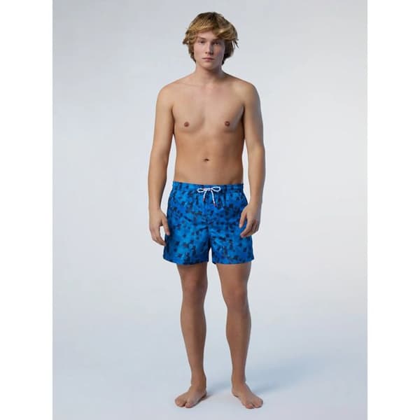 Shorts med tryck i Repreve-tyg North Sails Basic Volley