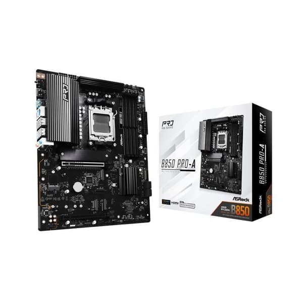 Moderkort - ASROCK - B850 Pro-A - AMD AM5 - DDR5 - PCIe 5.0 - USB 3.2