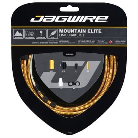 Jagwire Mountain Elite Link Gold bromskabel och hussats
