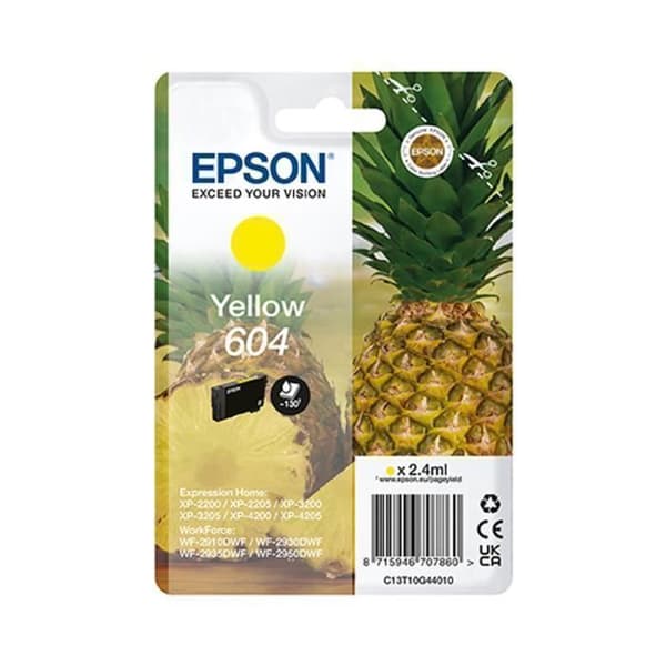 EPSON 604 GUL ANANAS
