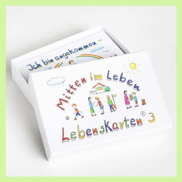 Lebenskarten - LS-003 - Barbara Volkner Set med 72 visitkort Format 5,5 x 8,5 cm