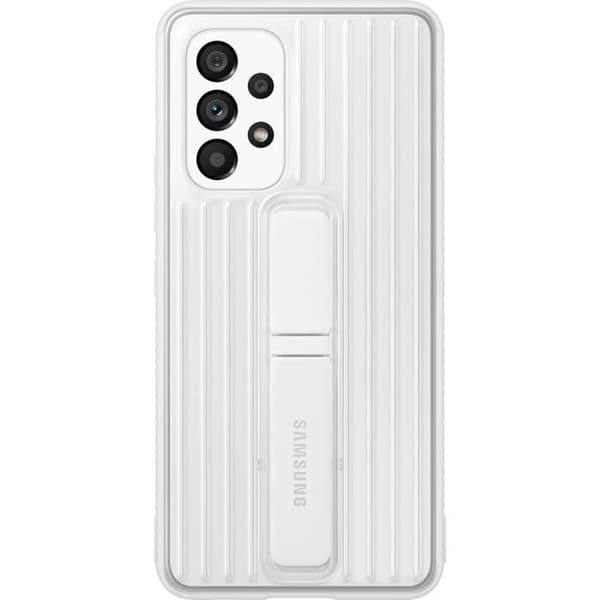 Fodral - Samsung - G A53 5G - Förstärkt - Stativfunktion - Vit