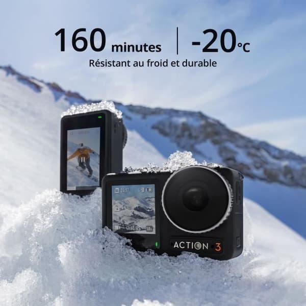 4K Actionkamera - DJI Osmo Action 3 Standard Combo - Svart
